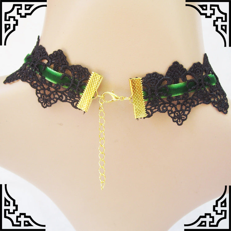 Lace Crystal Necklace Pendant