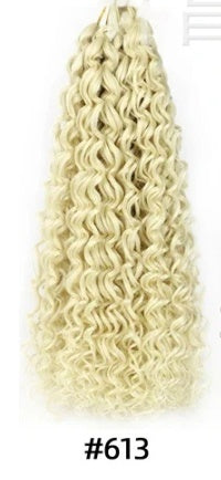 Small-loop Water-wave Crochet Hair Wig For Women