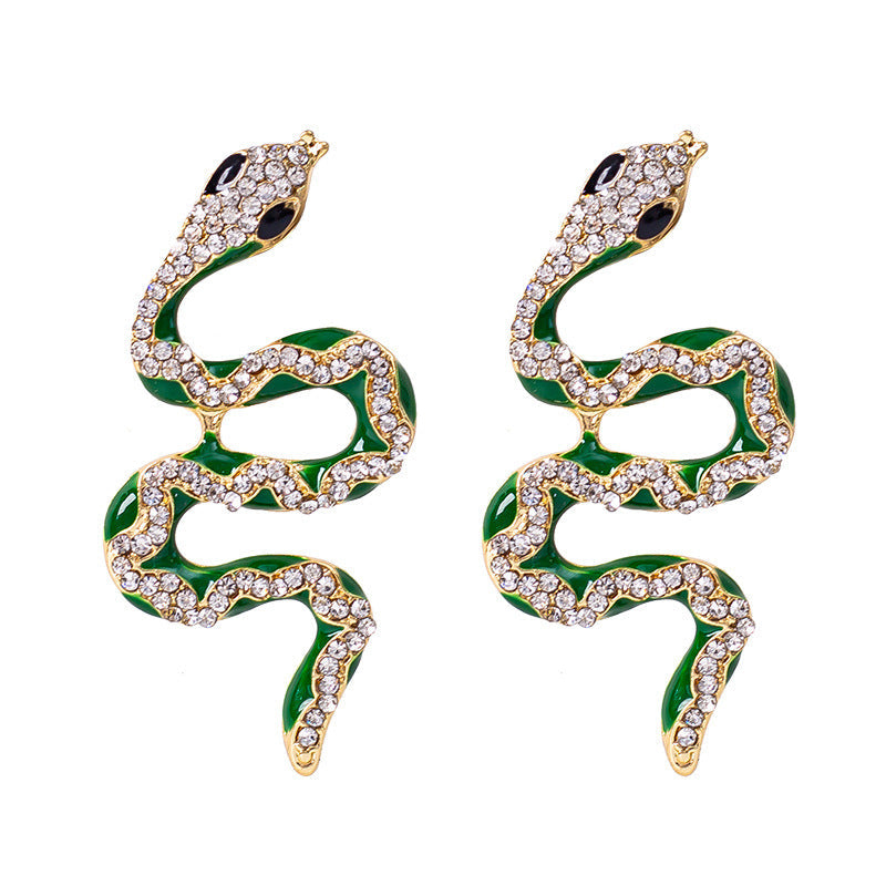 Alloy Diamond Earrings Trendy Female Earrings Earrings