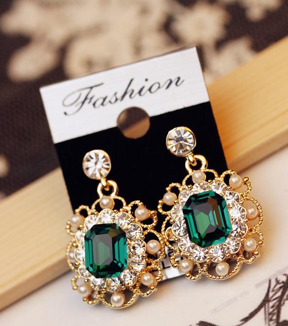 Summer Women's Earrings 925 Silver Needle Pearl Earrings