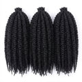 22 Inch Soft Springy Afro Twist Hair Pre-Separated Spring TwistFor Soft Faux Locs Crochet Synthetic Hair Extensio Syntheticwigs N For Women Curly Hair Wig Ready To Wear 3in1 Half WigSynthetic Wigs