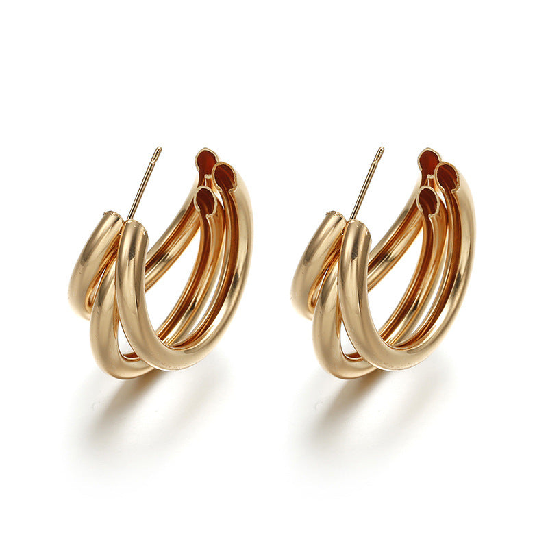 Summer Women's Earrings 925 Silver Needle Pearl Earrings