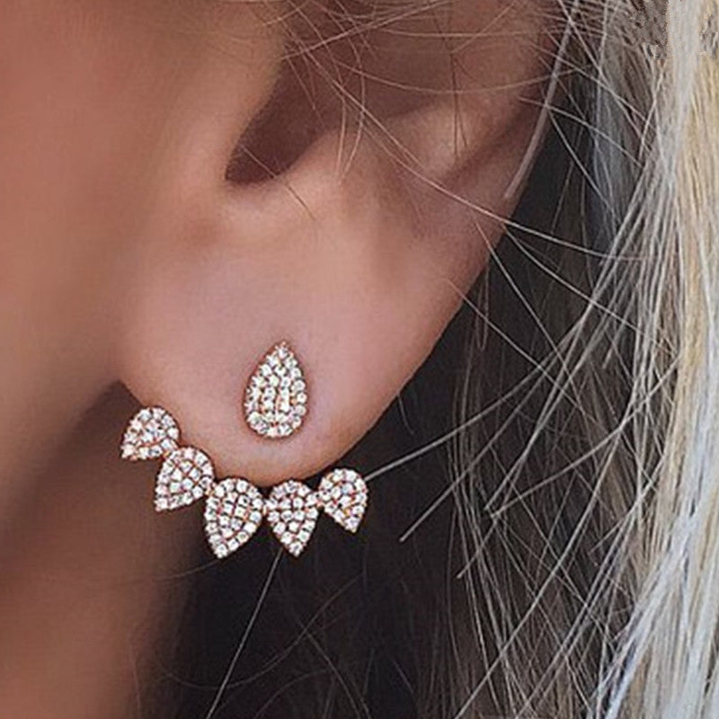 Summer Women's Earrings 925 Silver Needle Pearl Earrings