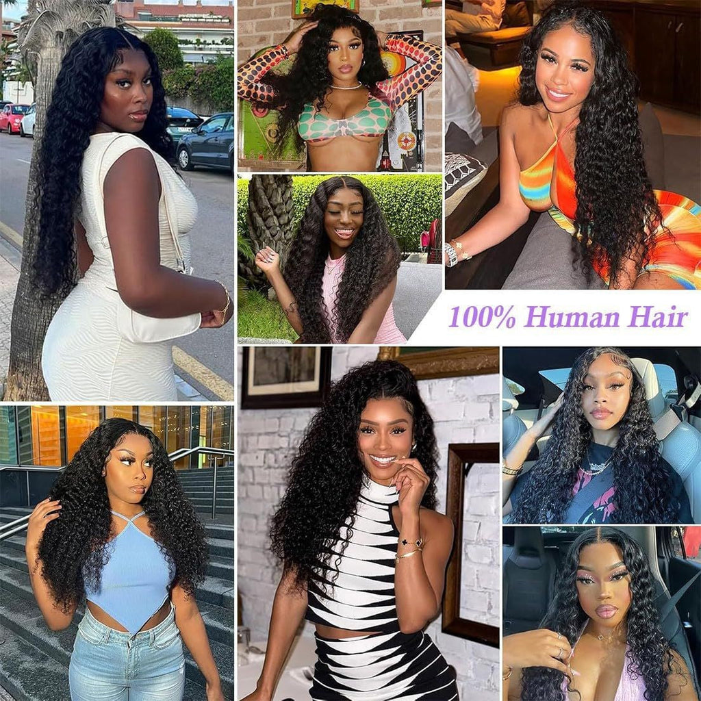 Deep Wave Lace Front Wig For Women