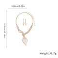 High-grade Clavicle Chain Fashion Grandeur Personality Jewelry Suit