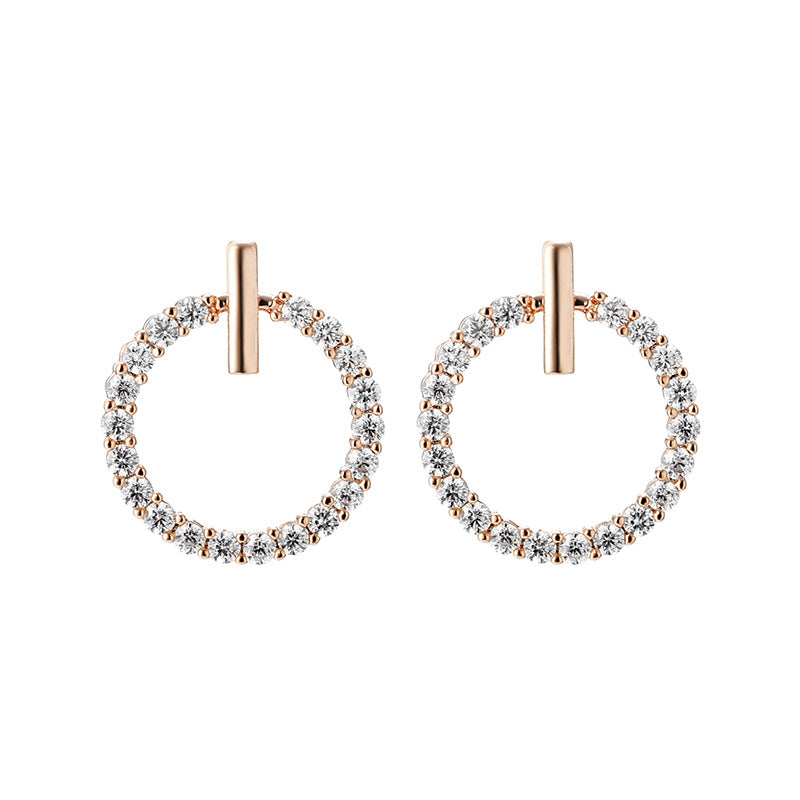 Summer Women's Earrings 925 Silver Needle Pearl Earrings