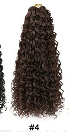 Small-loop Water-wave Crochet Hair Wig For Women
