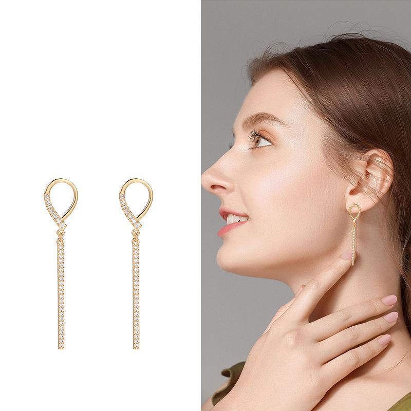 Summer Women's Earrings 925 Silver Needle Pearl Earrings