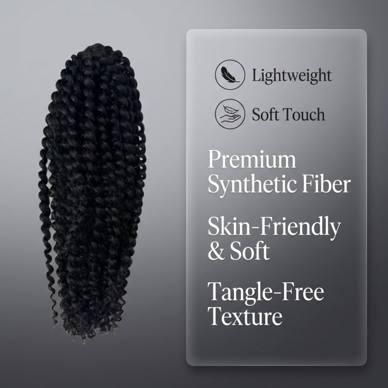 Water Wave Crochet Braiding Hair LongBohemian Curly Style Suitable For Butterfly Braids AndFaux Braids 60 Grams Multiple Styling Options AvailableHD Frontal Wig